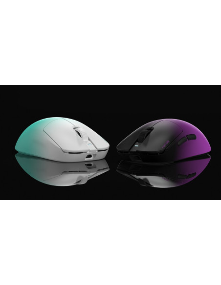 Hator Quasar 3 Ultima 8K Wireless Myszka Gaming Po Prawej Stronie Rf Wireless + Bluetooth + Usb Type-C Optyczny 30000 Dpi