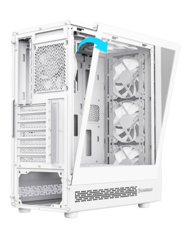 Gamemax Storm 2 Aw Midi Tower Biały