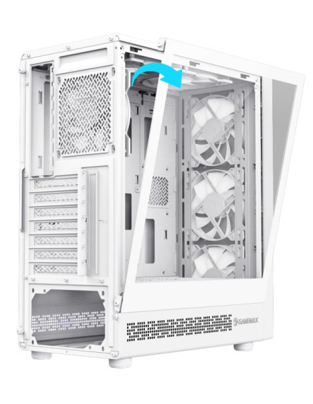 Gamemax Storm 2 Aw Midi Tower Biały