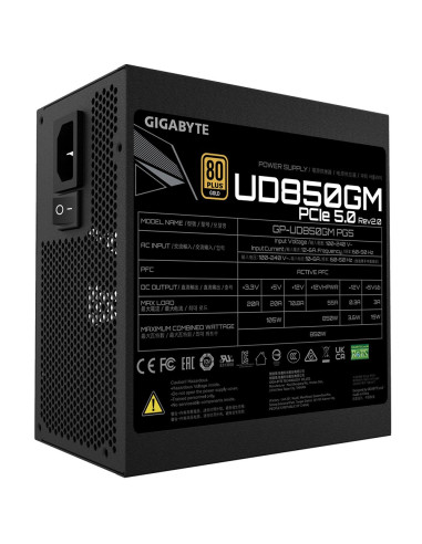 Gigabyte Ud850Gm 850W Pg5 V2 (Gp-Ud850Gm Pg5 V2) - Zasilacz, Czarny