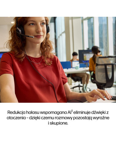 Hp Poly Mission 625 – Stereofoniczny Przewodowy Zestaw Słuchawkowy Usb (Opakowanie Zbiorcze)