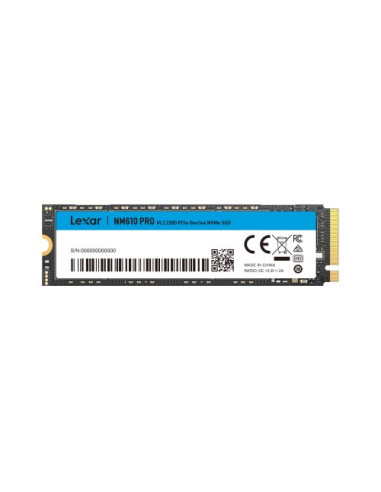 M.2 500Gb Lexar Nm610Pro 2280 Pcie3.0 X 4