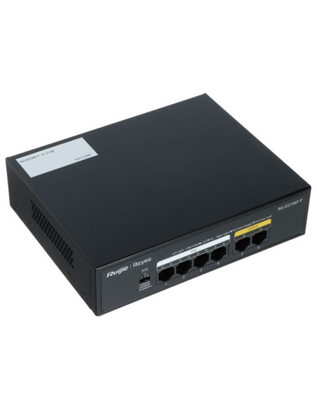 Switch Poe Rg-Es106F-P 4-Portowy Reyee