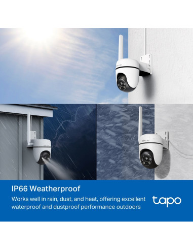 Tp-Link Tapo C501Gw Kamera Przemysłowa Obrotowa Kamera Bezpieczeństwa Ip Zewnętrzna 1920 X 1080 Px Ściana
