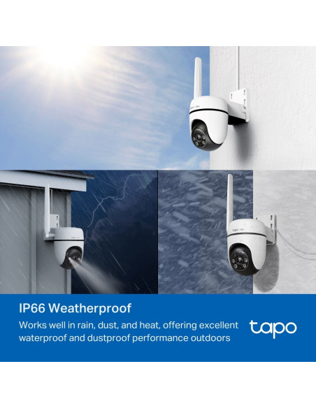 Tp-Link Tapo C501Gw Kamera Przemysłowa Obrotowa Kamera Bezpieczeństwa Ip Zewnętrzna 1920 X 1080 Px Ściana