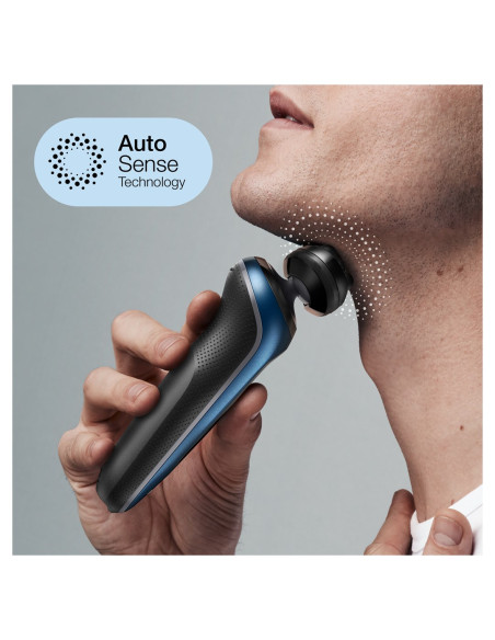 Braun Series 6 61-B1000S Golarka Foliowa Czarny, Niebieski