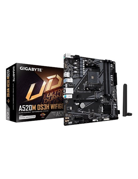Gigabyte A520M Ds3H Wifi6E Amd A520 Socket Am4 Micro Atx