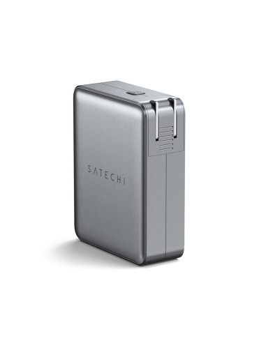 Satechi 4-Port Gan Travel Charger - Ładowarka Podróżna 145W Z 4 Adapterami Do Gniazdek - Us, Uk, Eu, As (4X Usb-C)