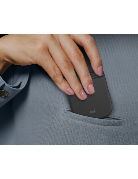 Logitech Mobi Fold Myszka Podróżniczy Oburęczny Rf Wireless + Bluetooth Optyczny 4000 Dpi