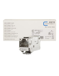 Metz Connect 130910Kz Wtyczka Rj45 Srebrny