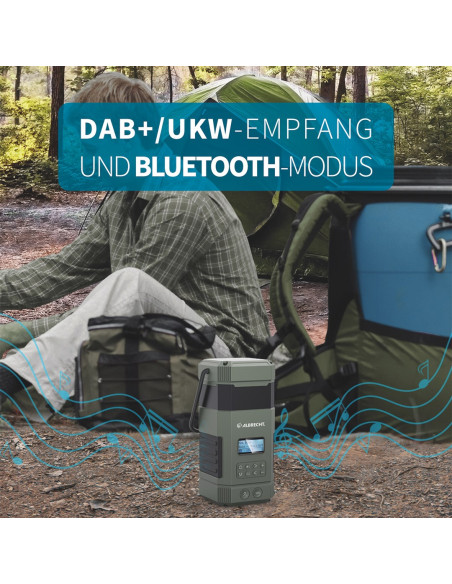 Albrecht Dr 114 Dab Latarnia Kampingowa Zasilana Baterią Port Usb