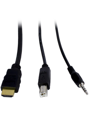 Inter-Tech As-21Ha Hdmi Przełącznik Kvm Czarny