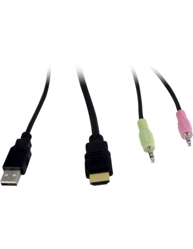 Inter-Tech As-21Ha Hdmi Przełącznik Kvm Czarny