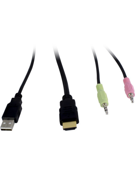 Inter-Tech As-21Ha Hdmi Przełącznik Kvm Czarny