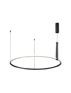 Luminaire Pendant 42W Led D90Cm Black