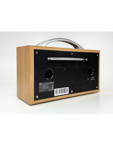 Xoro Xor400900 Radio Internet Cyfrowy Czarny, Srebrny, Drewno