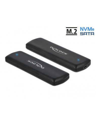 Delock Obudowa Zewnętrzna Usb Type-C Na M.2 Nvme Pcie Lub Sata Ssd - Beznarzędziowa