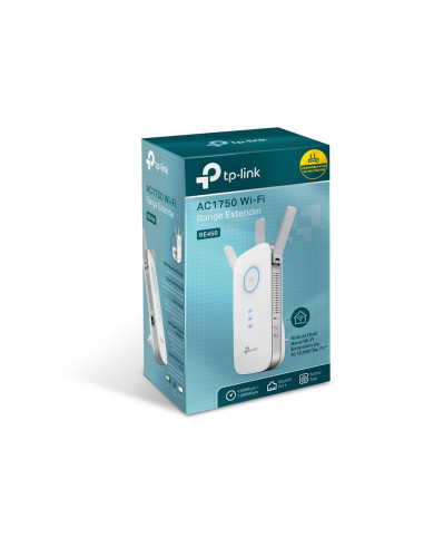 Tp-Link Re450 Nadajnik I Odbiornik Sieci Biały 10, 100, 1000 Mbit/S