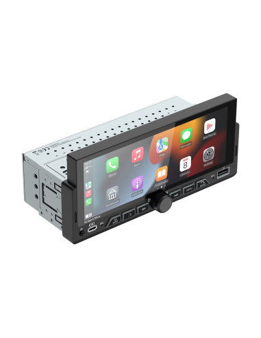 Kruger&Matz Radio Samochodowe Km2017 Carplay/Androidauto 1Din