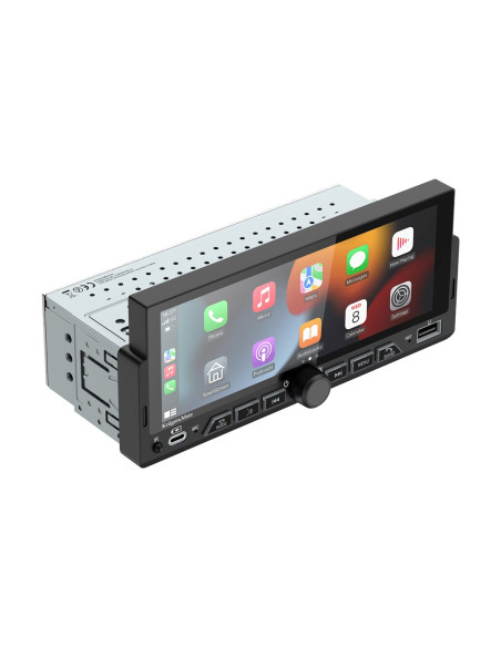 Kruger&Matz Radio Samochodowe Km2017 Carplay/Androidauto 1Din