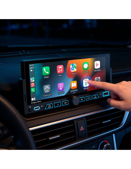 Kruger&Matz Radio Samochodowe Km2017 Carplay/Androidauto 1Din