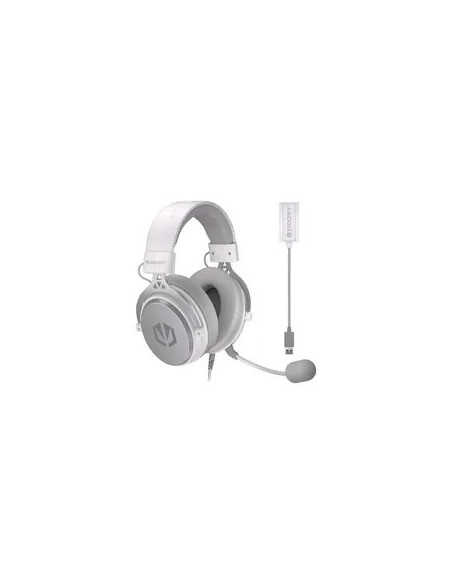 Endorfy Viro Plus Usb Onyx White Zestaw Słuchawkowy Przewodowa Opaska Na Głowę Muzyka/Dzień Powszedni Biały