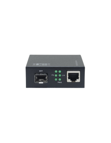 Levelone Gvm-2000 Konwerter Sieciowy 1000 Mbit/S Czarny