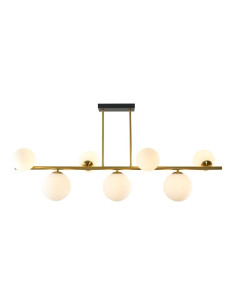 Lampa Wisząca Raile 2023668-Gd 52Cm 7Xg9 Złota