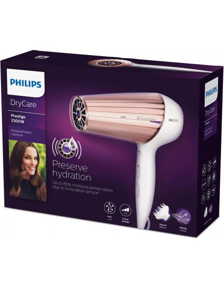 Suszarka Do Włosów Philips Moistureprotect Drycare Prestige Hp8280/00