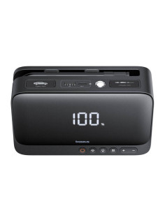Baseus Super Energy Bs-Ch013 4In1 - Urządzenie Do Rozruchu Silnika Z Latarką, Powerbankiem 6000Mah, Kompresorem (Czarny)