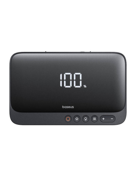 Baseus Super Energy Bs-Ch013 4In1 - Urządzenie Do Rozruchu Silnika Z Latarką, Powerbankiem 6000Mah, Kompresorem (Czarny)