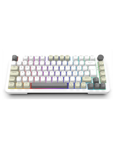 Inca Ikg-455 Klawiatura Gaming Usb + Rf Wireless + Bluetooth Qwerty Niemiecki Biały