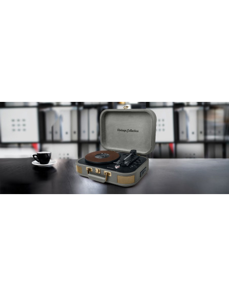 Muse Mt-201 Btg Obrotowy Talerz Gramofonu Zielony Automatyczny