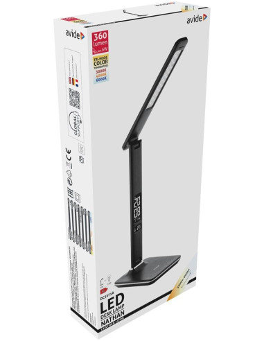 Lampa Stołowa Avide Abldl-Olc-6W-Bl Led G Czarny