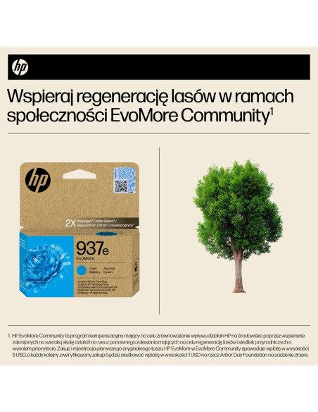 Hp 937E Evomore Cyan/En/De/Pl/Cz Ink Cartridge