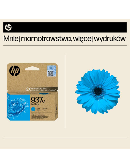 Hp 937E Evomore Cyan/En/De/Pl/Cz Ink Cartridge