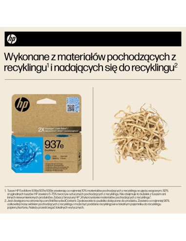 Hp 937E Evomore Cyan/En/De/Pl/Cz Ink Cartridge