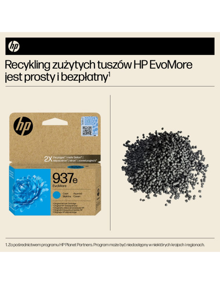 Hp 937E Evomore Cyan/En/De/Pl/Cz Ink Cartridge