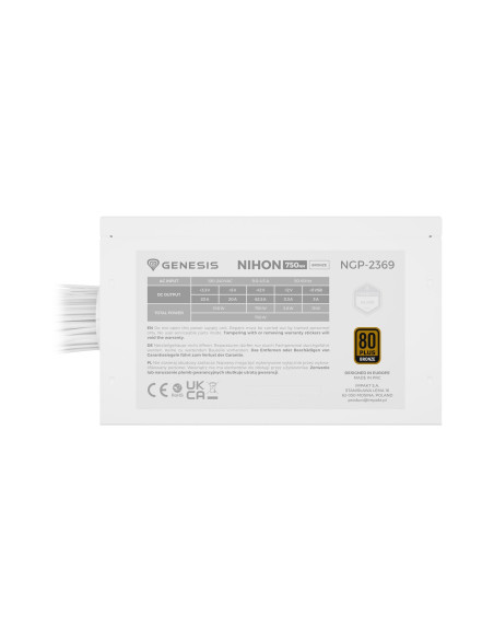 Genesis Zasilacz Nihon 750W 80+ Bronze Atx 3.1