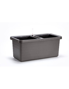 Donica Samonawadniająca Plastia Berberis Duo (390X780X350Mm) Szara