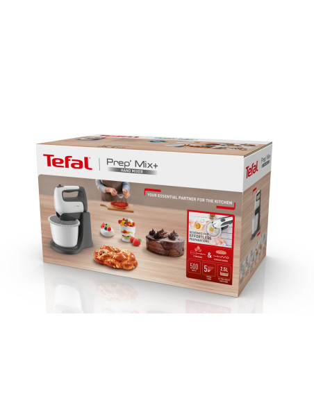 Tefal Prep'mix+ Ht4641 Mikser Stojący 500 W Szary, Biały