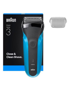 Braun Series 3 310S Golarka Foliowa Przycinarka Czarny, Niebieski