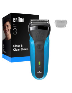 Braun Series 3 310S Golarka Foliowa Przycinarka Czarny, Niebieski 2