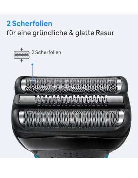 Braun Series 3 310S Golarka Foliowa Przycinarka Czarny, Niebieski