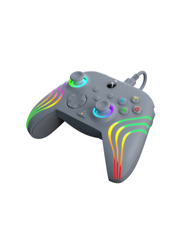 Pdp Afterglow Wave Szary Usb Gamepad Analogowa/Cyfrowa Pc, Xbox One, Xbox Series S, Xbox Series X