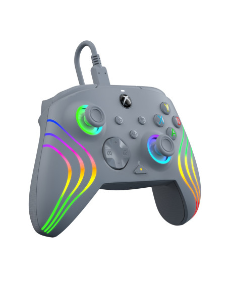 Pdp Afterglow Wave Szary Usb Gamepad Analogowa/Cyfrowa Pc, Xbox One, Xbox Series S, Xbox Series X