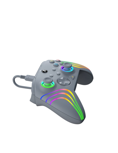 Pdp Afterglow Wave Szary Usb Gamepad Analogowa/Cyfrowa Pc, Xbox One, Xbox Series S, Xbox Series X