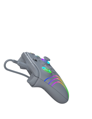 Pdp Afterglow Wave Szary Usb Gamepad Analogowa/Cyfrowa Pc, Xbox One, Xbox Series S, Xbox Series X