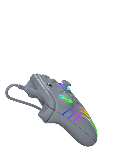 Pdp Afterglow Wave Szary Usb Gamepad Analogowa/Cyfrowa Pc, Xbox One, Xbox Series S, Xbox Series X
