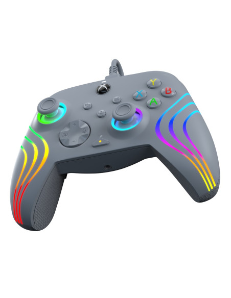 Pdp Afterglow Wave Szary Usb Gamepad Analogowa/Cyfrowa Pc, Xbox One, Xbox Series S, Xbox Series X